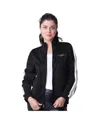 G-iii 4her By Carl Banks Women's Black/silver San Antonio Spurs Rebel Sequin Bling Full-zip Track Jacket In Black,silver