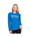 G-iii 4her By Carl Banks Women's Blue Detroit Lions Best Play Long Sleeve T-shirt In Blue