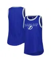 G-iii 4her By Carl Banks Women's Blue Tampa Bay Lightning Strategy Tank Top In Blue