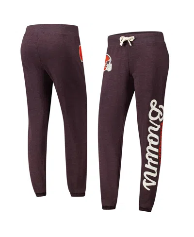 G-iii 4her By Carl Banks Women's Brown Cleveland Browns Scrimmage Fleece Pants