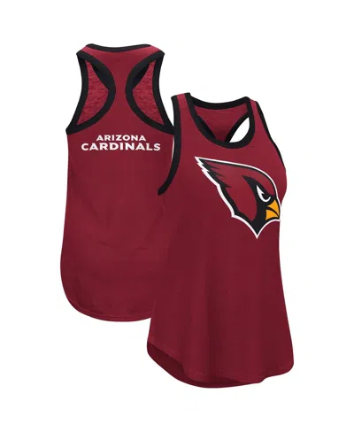 G-iii 4her By Carl Banks Women's Cardinal Arizona Cardinals Tater Racerback Tank Top In Red