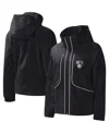 G-iii 4her By Carl Banks Women's  Black Brooklyn Nets Last Shot Full-zip Hoodie Jacket In Black