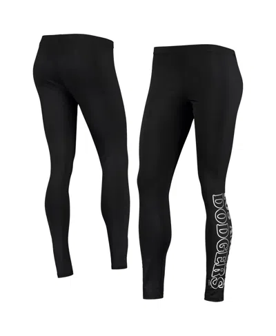 G-iii 4her By Carl Banks Women's  Black Los Angeles Dodgers Stadium Leggings In Navy