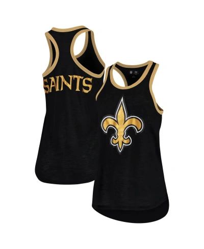 G-iii 4her By Carl Banks Women's  Black New Orleans Saints Tater Tank Top