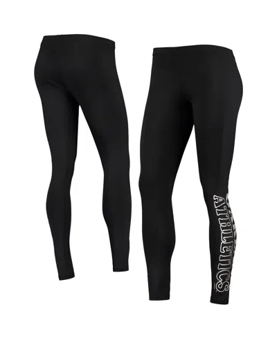 G-III 4HER BY CARL BANKS WOMEN'S G-III 4HER BY CARL BANKS BLACK OAKLAND ATHLETICS STADIUM LEGGINGS
