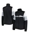G-iii 4her By Carl Banks Women's  Black San Antonio Spurs Change Up Full-zip Track Jacket In Black