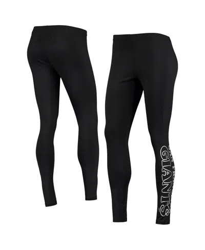 G-III 4HER BY CARL BANKS WOMEN'S G-III 4HER BY CARL BANKS BLACK SAN FRANCISCO GIANTS STADIUM LEGGINGS