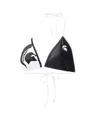 G-iii 4her By Carl Banks Women's  Black, White Michigan State Spartans Play Action Bikini Top In Black,white