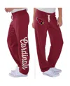 G-iii 4her By Carl Banks Women's  Cardinal Arizona Cardinals Scrimmage Fleece Pants In Cardinal