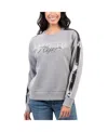 G-iii 4her By Carl Banks Women's  Gray Vegas Golden Knights Penalty Box Pullover Sweatshirt In Gray