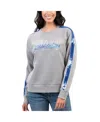 G-iii 4her By Carl Banks Women's  Gray Tampa Bay Lightning Penalty Box Pullover Sweatshirt In Gray