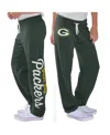 G-iii 4her By Carl Banks Women's  Green Green Bay Packers Scrimmage Fleece Pants In Green