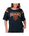 G-iii 4her By Carl Banks Women's  Navy Chicago Bears Plus Size Linebacker T-shirt In Navy