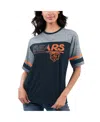 G-III 4HER BY CARL BANKS WOMEN'S G-III 4HER BY CARL BANKS NAVY CHICAGO BEARS TRACK T-SHIRT