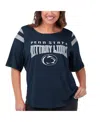 G-iii 4her By Carl Banks Women's  Navy Penn State Nittany Lions Plus Size Linebacker Half-sleeve T-sh In Navy
