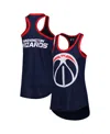 G-iii 4her By Carl Banks Women's  Navy Washington Wizards Showdown Scoop-neck Racerback Tank Top In Navy
