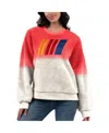 G-iii 4her By Carl Banks Women's  Pink Nascar Merchandise Double Score Sherpa Sweatshirt In Pink