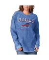 G-iii 4her By Carl Banks Women's  Royal Buffalo Bills Comfy Cord Pullover Sweatshirt In Royal