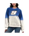 G-iii 4her By Carl Banks Women's  Royal Chase Elliott Double Score Sherpa Sweatshirt In Royal