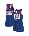 G-iii 4her By Carl Banks Women's  Royal New York Giants Tater Tank Top In Royal