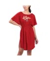 Shop G-iii 4her By Carl Banks Women's  Scarlet San Francisco 49ers Versus Swim Coverup