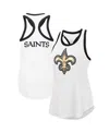 G-iii 4her By Carl Banks Women's  White New Orleans Saints Tater Tank Top In White