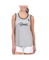 G-iii 4her By Carl Banks Heather Gray Brad Keselowski Fastest Lap Fashion Tank In Gray,black
