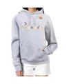G-iii 4her By Carl Banks Women's Gray Washington Commanders Shadow Logo Fleece Pullover Hoodie In Gray