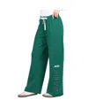 G-iii 4her By Carl Banks Women's Green New York Jets Field Wide Leg Sweatpants In Green