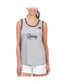 G-iii 4her By Carl Banks Women's Heather Gray Nascar Fastest Lap Fashion Tank Top In Gray