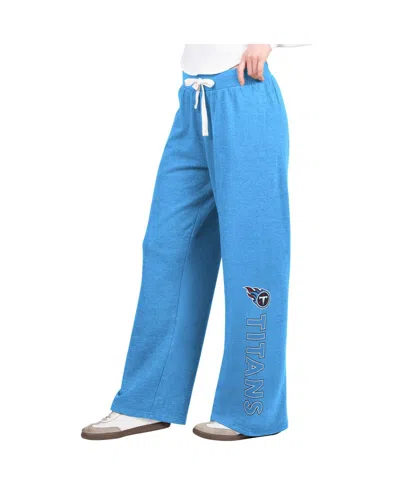 G-iii 4her By Carl Banks Women's Light Blue Tennessee Titans Field Sweatpants