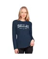 G-iii 4her By Carl Banks Women's Navy Dallas Cowboys Best Play Long Sleeve T-shirt In Blue