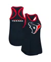 G-iii 4her By Carl Banks Navy Houston Texans Tater Tank Top In Navy