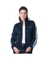 G-iii 4her By Carl Banks Women's Navy/blue Minnesota Timberwolves Rebel Sequin Bling Full-zip Track Jacket