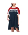 G-iii 4her By Carl Banks Women's  Navy, Red Atlanta Braves Circus Catch Sneaker Dress In Multi