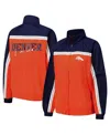 G-iii 4her By Carl Banks Women's Orange Denver Broncos Post Game Full-zip Track Jacket In Orange