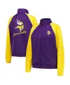 G-iii 4her By Carl Banks Women's Purple/gold Minnesota Vikings Replay Full-zip Track Jacket In Multi