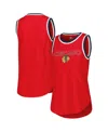 G-iii 4her By Carl Banks Women's Red Chicago Blackhawks Strategy Tank Top In Red