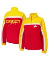 G-iii 4her By Carl Banks Women's Red Kansas City Chiefs Post Game Full-zip Track Jacket In Red