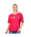 G-iii 4her By Carl Banks Women's Red Super Bowl Lix Mvp Oversized T-shirt In Red