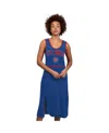 G-iii 4her By Carl Banks Royal Chicago Cubs Center Field Maxi Dress In Blue