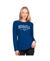 G-iii 4her By Carl Banks Women's Royal Indianapolis Colts Best Play Long Sleeve T-shirt In Blue