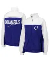 G-iii 4her By Carl Banks Women's Royal Indianapolis Colts Post Game Full-zip Track Jacket In Blue
