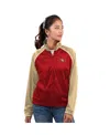 G-iii 4her By Carl Banks Women's Scarlet San Francisco 49ers Replay Full-zip Track Jacket In Red