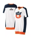 G-iii 4her By Carl Banks Women's White Auburn Tigers Home Run T-shirt Dress In White