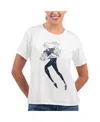 G-iii 4her By Carl Banks Women's White Houston Texans Play The Ball T-shirt In White