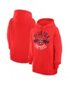 G-iii 4her By Carl Banks Women'sâ Red Florida Panthers City Graphic Fleece Pullover Hoodie In Red