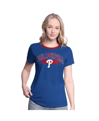 G-iii 4her By Carl Banks Women'sâ Royal Philadelphia Phillies Pitch T-shirt