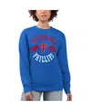 G-iii 4her By Carl Banks Women'sâ Royal Philadelphia Phillies Team Logo Fleece Pullover Sweatshirt In Blue
