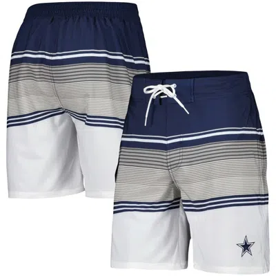 G-iii Extreme Navy Dallas Cowboys Jump Shot Volley Swim Trunks In Multi
